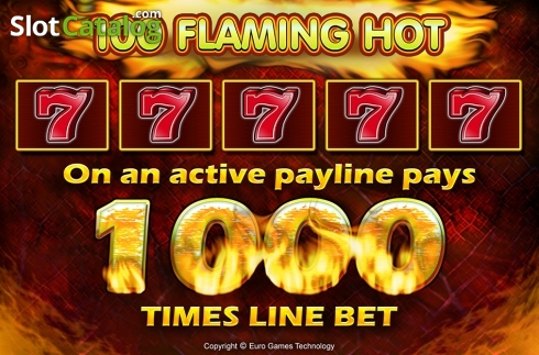 Οθόνη3. 100 Flaming Hot Κουλοχέρης
