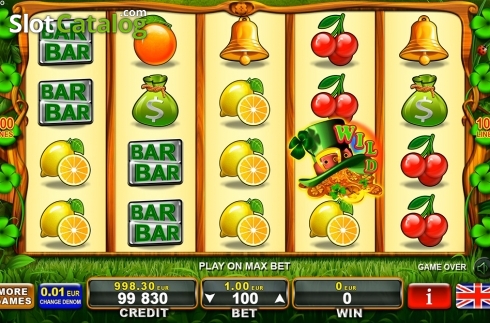 Οθόνη2. 100 Lucky Hat (Amusnet) Κουλοχέρης
