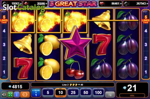 Οθόνη5. 5 Great Star Κουλοχέρης