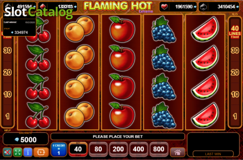 Οθόνη2. Flaming Hot Extreme Κουλοχέρης
