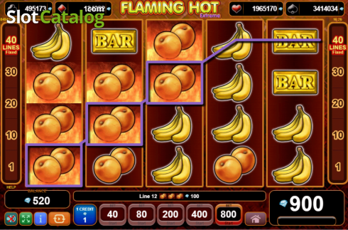 Οθόνη4. Flaming Hot Extreme Κουλοχέρης