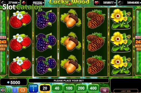 Οθόνη2. Lucky Wood Κουλοχέρης