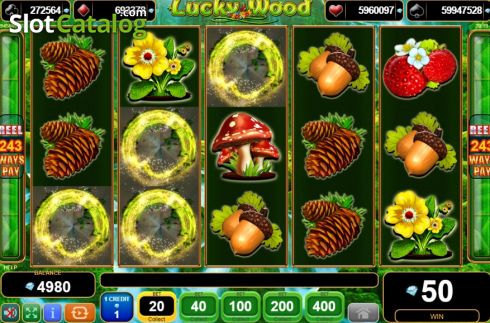 Οθόνη3. Lucky Wood Κουλοχέρης