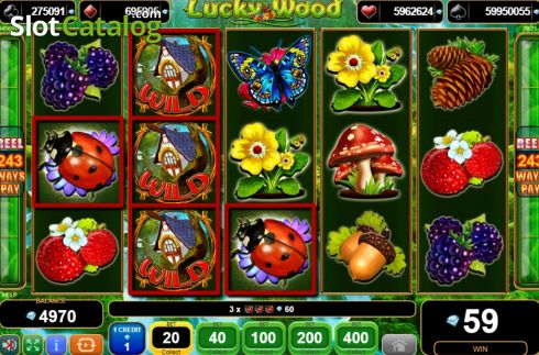 Οθόνη4. Lucky Wood Κουλοχέρης