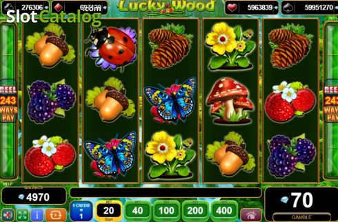 Οθόνη5. Lucky Wood Κουλοχέρης
