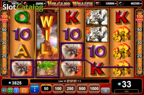 Οθόνη5. Volcano Wealth Κουλοχέρης