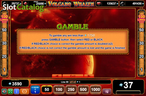 Οθόνη9. Volcano Wealth Κουλοχέρης