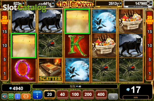 Οθόνη3. Halloween Egypt Quest Κουλοχέρης