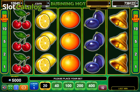 Οθόνη2. Burning Hot Egypt Quest Κουλοχέρης