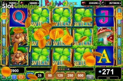 Οθόνη3. Rainbow Luck Κουλοχέρης 