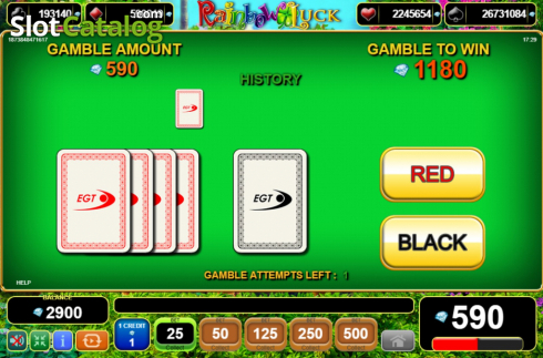 Οθόνη4. Rainbow Luck Κουλοχέρης 