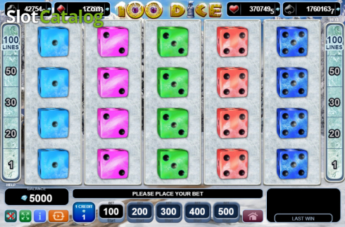 Οθόνη2. 100 Dice Κουλοχέρης