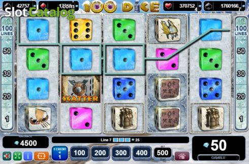 Οθόνη3. 100 Dice Κουλοχέρης
