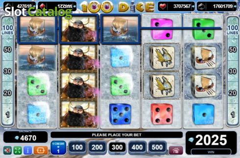 Οθόνη7. 100 Dice Κουλοχέρης