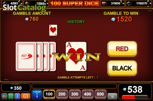 Οθόνη6. 100 Super Dice Κουλοχέρης