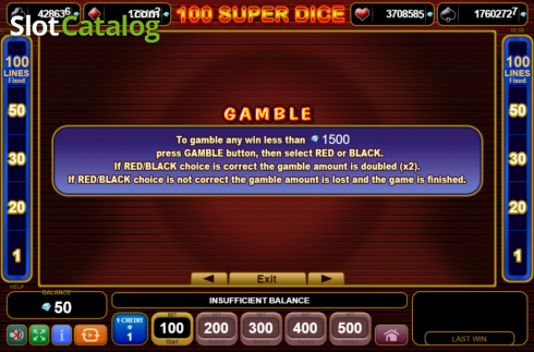 Οθόνη8. 100 Super Dice Κουλοχέρης