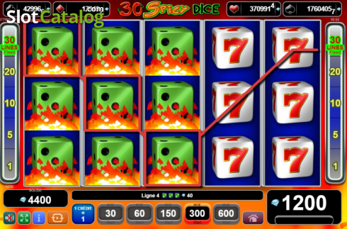 Οθόνη3. 30 Spicy Dice Κουλοχέρης