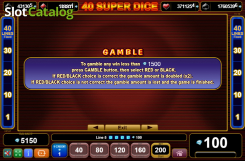 Οθόνη8. 40 Super Dice Κουλοχέρης