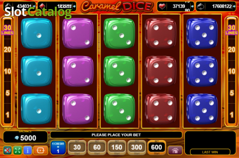 Οθόνη2. Caramel Dice Κουλοχέρης