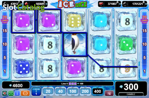 Οθόνη3. Ice Dice Κουλοχέρης
