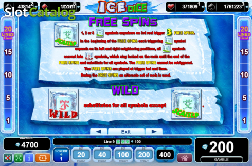 Οθόνη8. Ice Dice Κουλοχέρης
