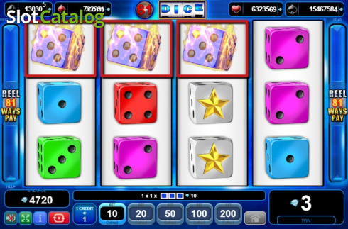 Οθόνη3. 81 Dice Κουλοχέρης