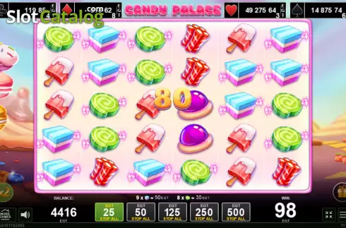 Οθόνη3. Candy Palace Κουλοχέρης