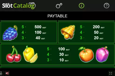 Οθόνη8. 20 Bulky Fruits Κουλοχέρης