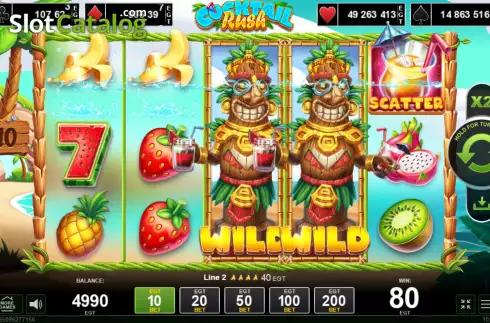 Οθόνη3. Cocktail Rush Κουλοχέρης