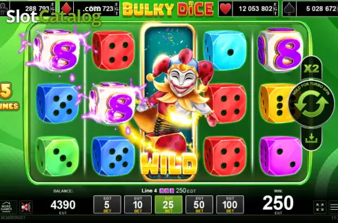 Οθόνη4. Bulky Dice Κουλοχέρης