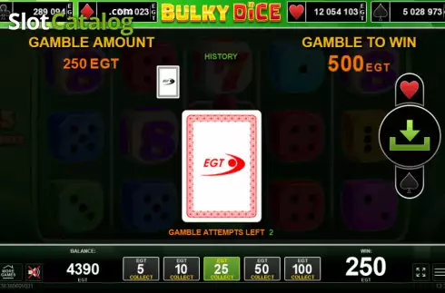 Οθόνη5. Bulky Dice Κουλοχέρης
