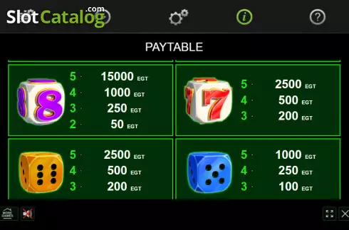 Οθόνη7. Bulky Dice Κουλοχέρης
