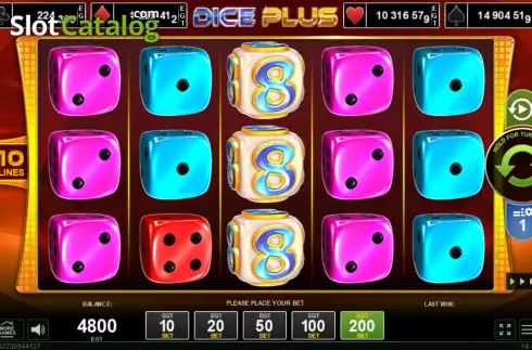 Οθόνη2. Dice Plus Κουλοχέρης