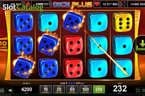 Οθόνη3. Dice Plus Κουλοχέρης