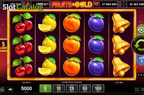Οθόνη2. Fruits & Gold Κουλοχέρης