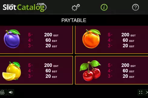Οθόνη8. Fruits & Gold Κουλοχέρης