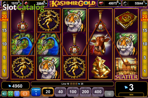 Οθόνη8. Kashmir Gold Κουλοχέρης