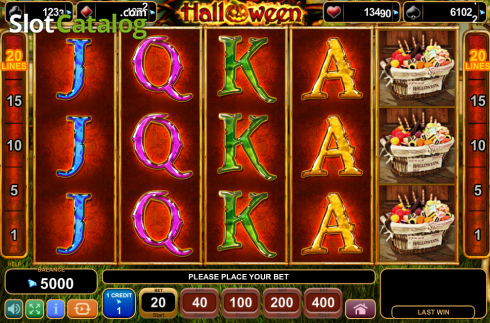 Οθόνη7. Halloween (Amusnet) Κουλοχέρης 