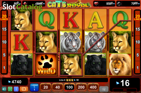 Οθόνη8. Cats Royal Κουλοχέρης