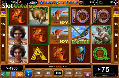 Οθόνη8. Kangaroo Land Κουλοχέρης