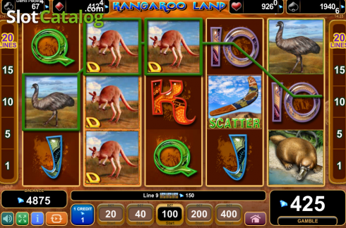 Οθόνη9. Kangaroo Land Κουλοχέρης