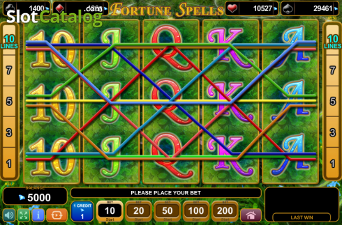 Οθόνη6. Fortune Spells Κουλοχέρης 
