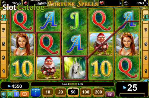 Οθόνη7. Fortune Spells Κουλοχέρης 