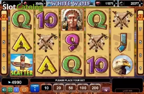 Οθόνη3. The White Wolf Κουλοχέρης