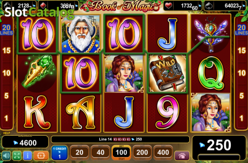 Οθόνη8. Book of Magic (Amusnet) Κουλοχέρης