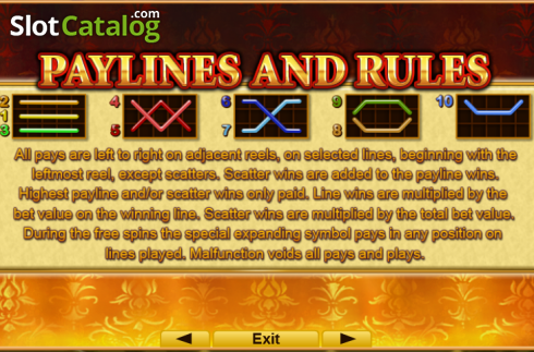 Οθόνη7. Versailles Gold (Amusnet) Κουλοχέρης 