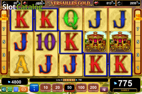 Οθόνη9. Versailles Gold (Amusnet) Κουλοχέρης 