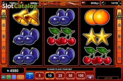 Οθόνη4. Lucky Hot (Amusnet) Κουλοχέρης