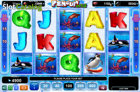 Οθόνη7. Penguin Style Κουλοχέρης