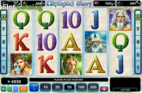 Οθόνη7. Olympus Glory (Amusnet) Κουλοχέρης